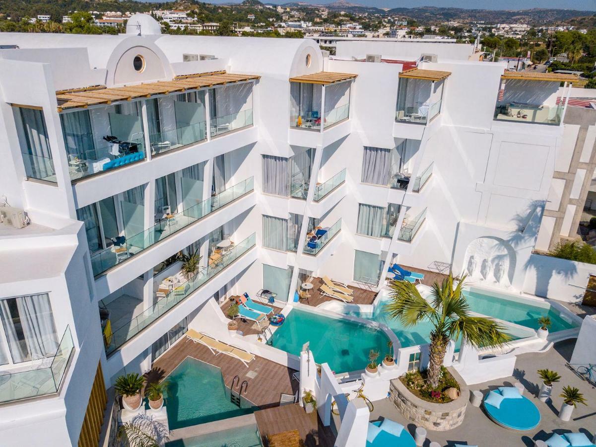 Kouros Home & Suites (Adults Only) Faliraki Bagian luar foto
